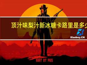 顶汁味 梨汁新冰糖卡路里是多少