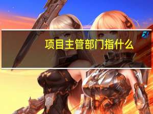 项目主管部门指什么