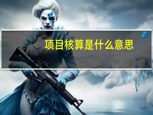 项目核算是什么意思