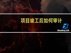 项目竣工后如何审计