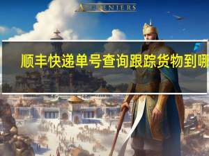 顺丰快递单号查询跟踪货物到哪了（顺丰快递单号查询跟踪）