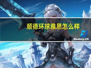 顺德环球雅思怎么样