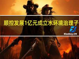 顺控发展1亿元成立水环境治理子公司