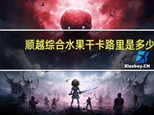 顺越 综合水果干卡路里是多少