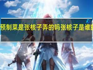 预制菜是张核子弄的吗 张核子是谁的孩子