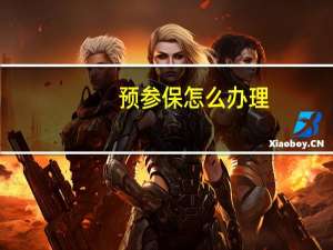 预参保怎么办理