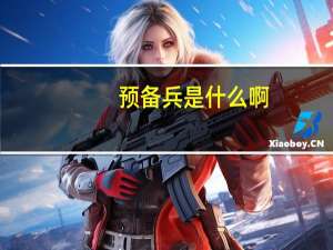 预备兵是什么啊
