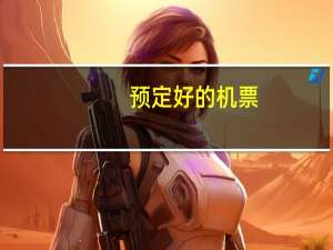 预定好的机票