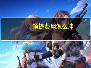 预提费用怎么冲