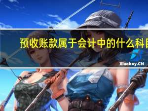 预收账款属于会计中的什么科目