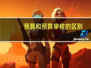 预算和预算审核的区别