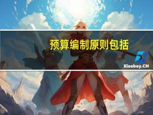 预算编制原则包括（预算编制原则和方法）