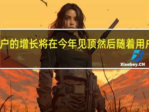 预计 4G 用户的增长将在今年见顶然后随着用户转向 5G 而下降