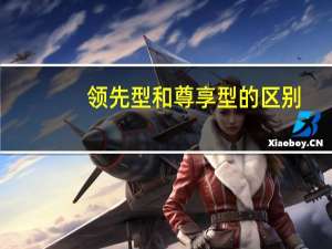 领先型和尊享型的区别