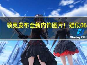 领克发布全新内饰图片！疑似06 EM-P：物理按键全部取消