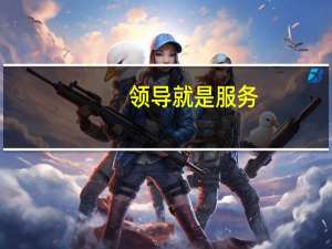领导就是服务（我只为领导服务）