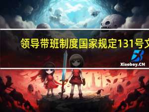 领导带班制度国家规定131号文（领导带班）