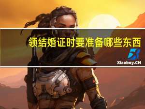 领结婚证时要准备哪些东西