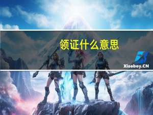 领证什么意思