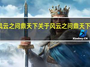 风云之问鼎天下 关于风云之问鼎天下的介绍
