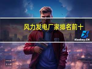 风力发电厂家排名前十（风力发电厂）
