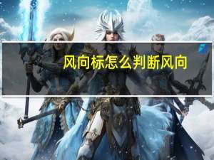 风向标怎么判断风向