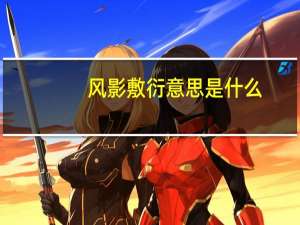 风影敷衍意思是什么