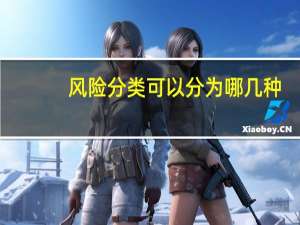 风险分类可以分为哪几种