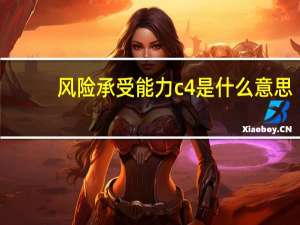 风险承受能力c4是什么意思