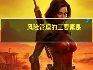 风险管理的三要素是（风险管理内容）