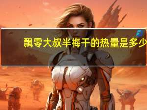 飘零大叔 半梅干的热量是多少