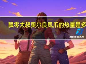 飘零大叔 奥尔良凤爪的热量是多少