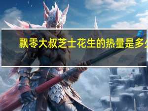 飘零大叔 芝士花生的热量是多少