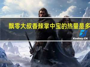 飘零大叔 香辣掌中宝的热量是多少