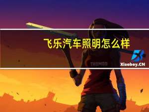 飞乐汽车照明怎么样
