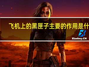 飞机上的黑匣子主要的作用是什么（飞机上的黑匣子的作用是干什么的）