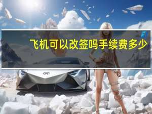 飞机可以改签吗手续费多少