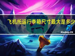飞机托运行李箱尺寸最大是多少寸