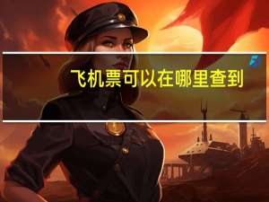 飞机票可以在哪里查到