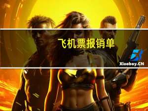 飞机票报销单