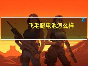 飞毛腿电池怎么样