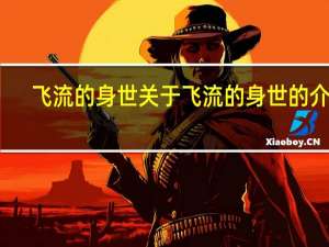 飞流的身世 关于飞流的身世的介绍