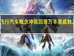 飞行汽车概念冲高回落 万丰奥威触及跌停