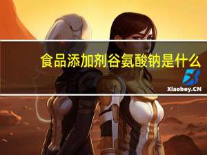 食品添加剂谷氨酸钠是什么