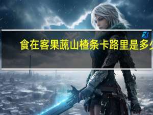 食在客 果蔬山楂条卡路里是多少