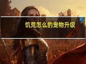 饥荒怎么的宠物升级
