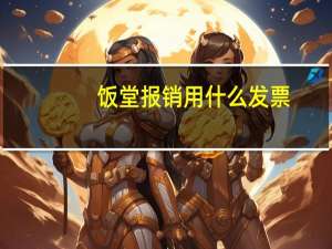 饭堂报销用什么发票