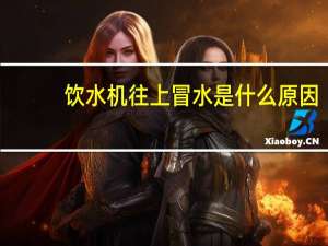 饮水机往上冒水是什么原因