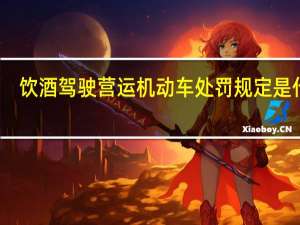 饮酒驾驶营运机动车处罚规定是什么