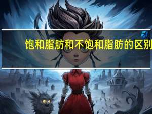 饱和脂肪和不饱和脂肪的区别
